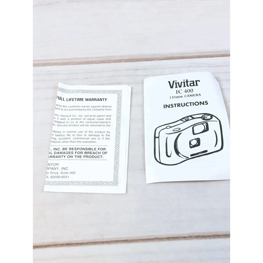 Vivitar IC 400 Point And Shoot Focus Free 35MM Camera US News NEW in Box